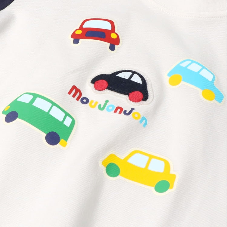 Moujonjon Japanese children's clothing short-sleeved top 80-120cm boys' summer TOPS