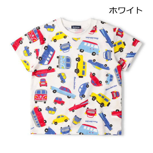 Moujonjon Japanese-made short-sleeved tops for boys (80-120cm) for summer