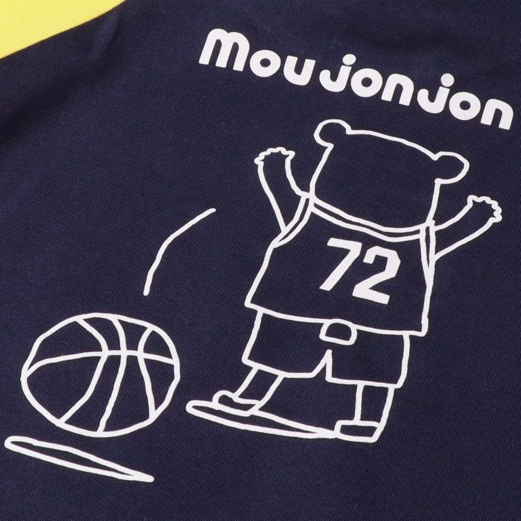 Japanese Moujonjon Sports Animal Pattern Tops (80-140cm) for Boys (Summer)