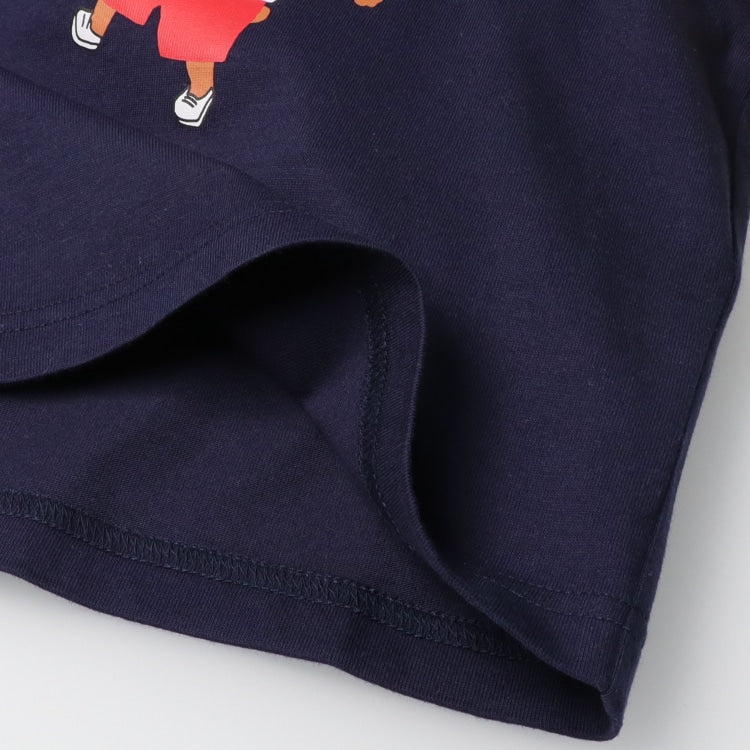 Japanese Moujonjon Sports Animal Pattern Tops (80-140cm) for Boys (Summer)