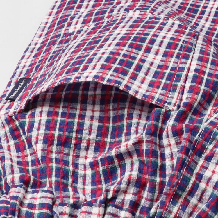 Japanese Moujonjon Checkered Shorts 90-140cm Boys Summer PANTS