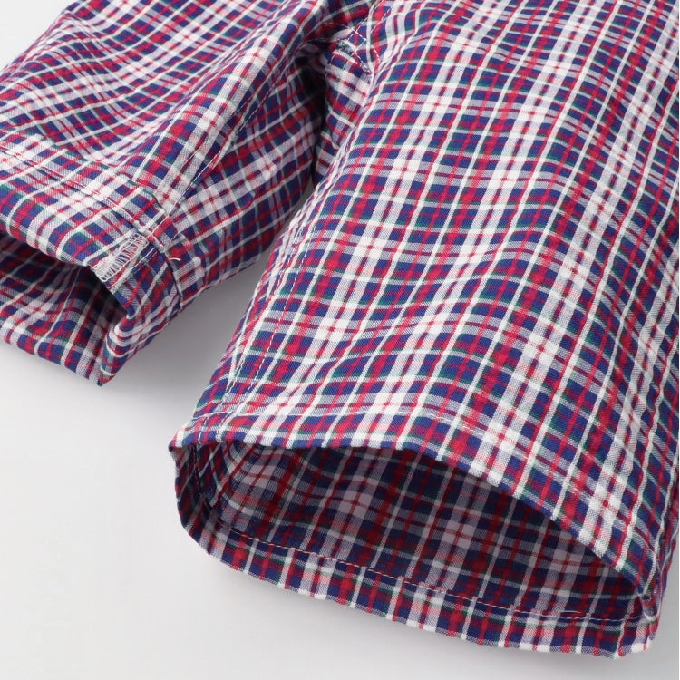 Japanese Moujonjon Checkered Shorts 90-140cm Boys Summer PANTS