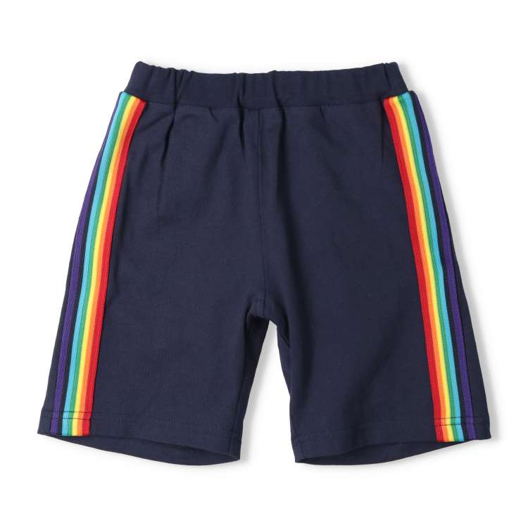 Japanese Moujonjon Rainbow Trim Shorts 80-140cm Boys Summer PANTS