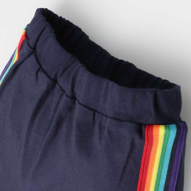 Japanese Moujonjon Rainbow Trim Shorts 80-140cm Boys Summer PANTS