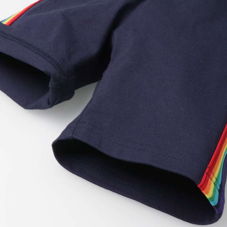 Japanese Moujonjon Rainbow Trim Shorts 80-140cm Boys Summer PANTS