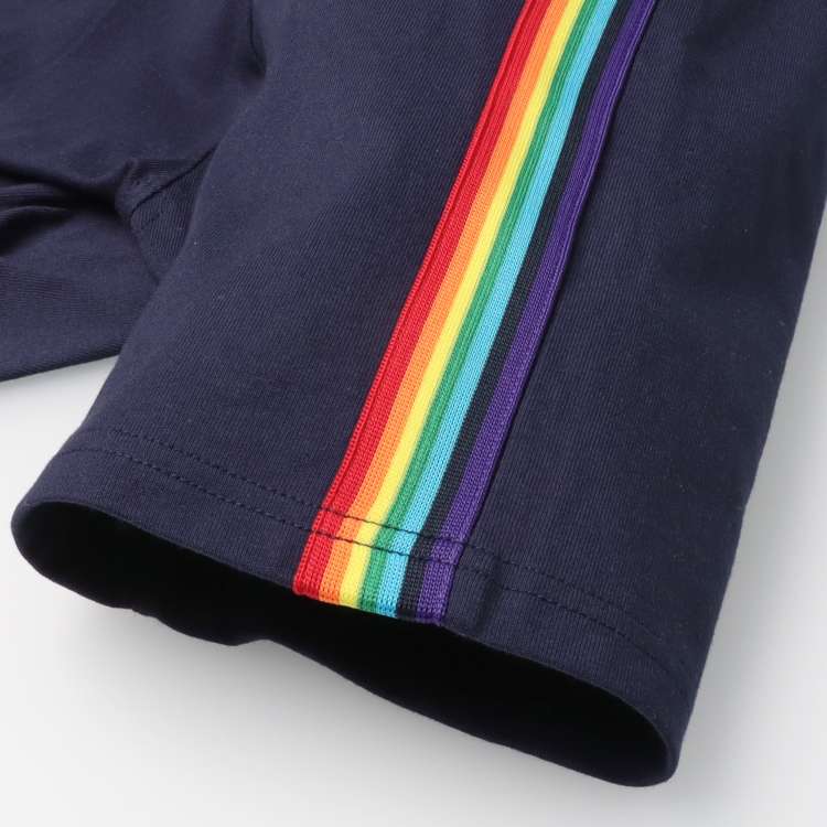 Japanese Moujonjon Rainbow Trim Shorts 80-140cm Boys Summer PANTS