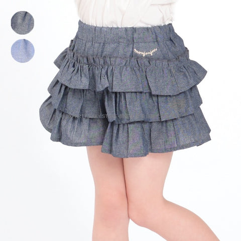 日本童裝 Moujonjon 層層蛋糕裙褲 90-140cm 女童款 夏季 PANTS