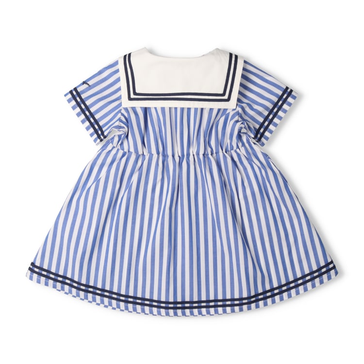 Japanese Moujonjon Sailor-Style Dress (90-140cm) for Girls Summer