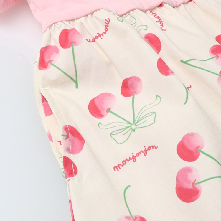 Japanese Moujonjon Fruit Pattern Dress 80-130cm Girls Summer Dresses