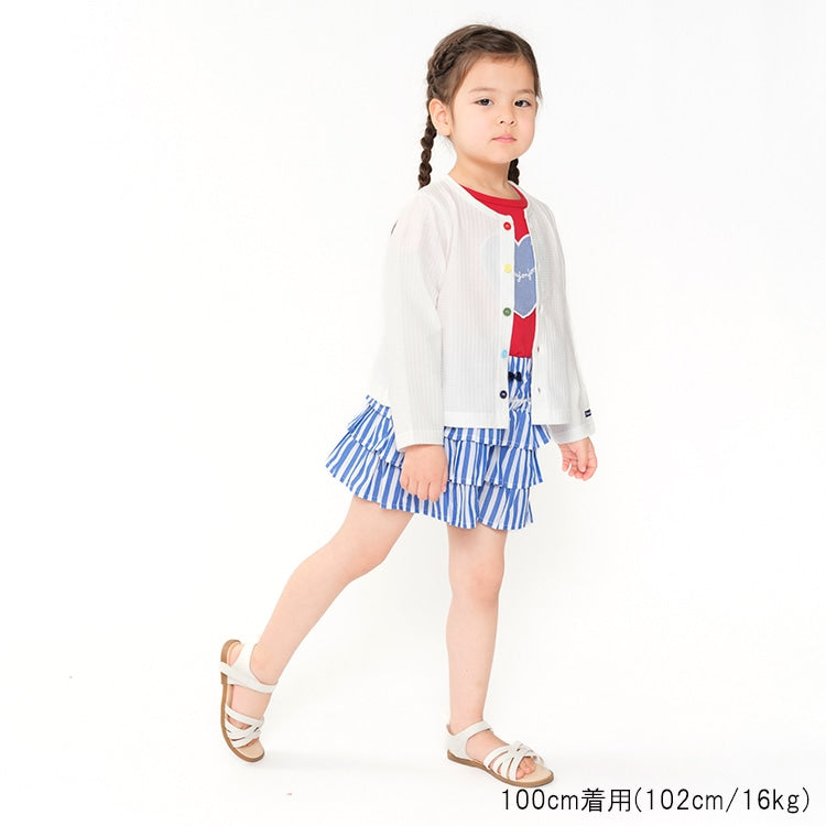 Japanese Moujonjon UV Protection Thin Jacket 80-140cm Girls Summer Outerwear