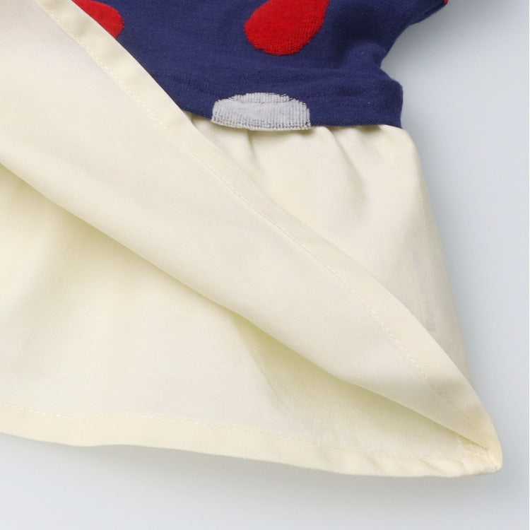 Japanese Moujonjon Polka Dot Tops for Girls (80-140cm) Summer