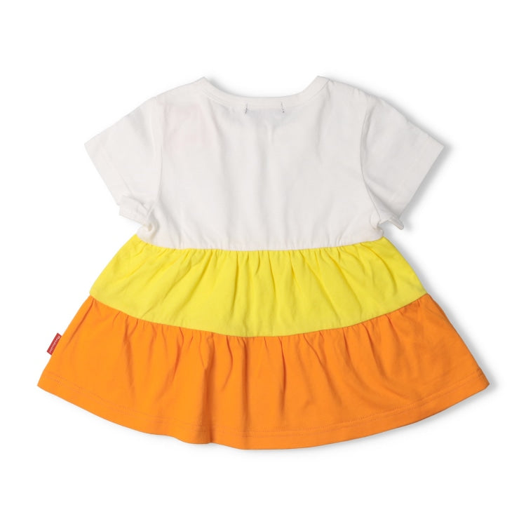 Japanese Moujonjon children's clothing spliced skirt top 80-140cm girls summer TOPS