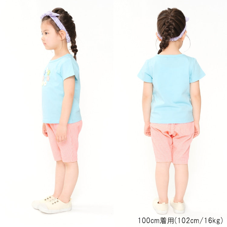 Japanese Moujonjon 3D Embroidered Tops (80-140cm) for Girls (Summer)