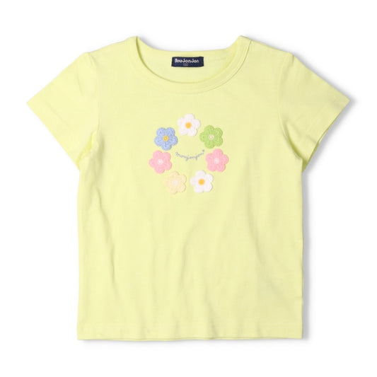 Japanese Moujonjon 3D Embroidered Tops (80-140cm) for Girls (Summer)