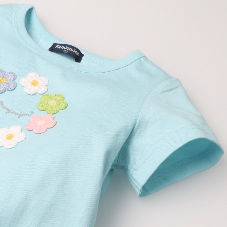 Japanese Moujonjon 3D Embroidered Tops (80-140cm) for Girls (Summer)