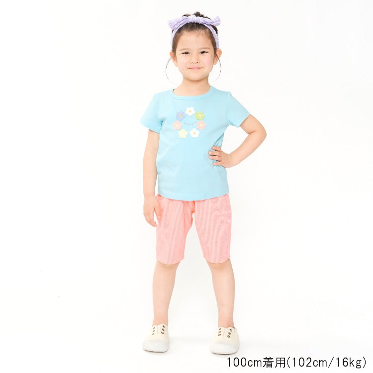 Japanese Moujonjon 3D Embroidered Tops (80-140cm) for Girls (Summer)