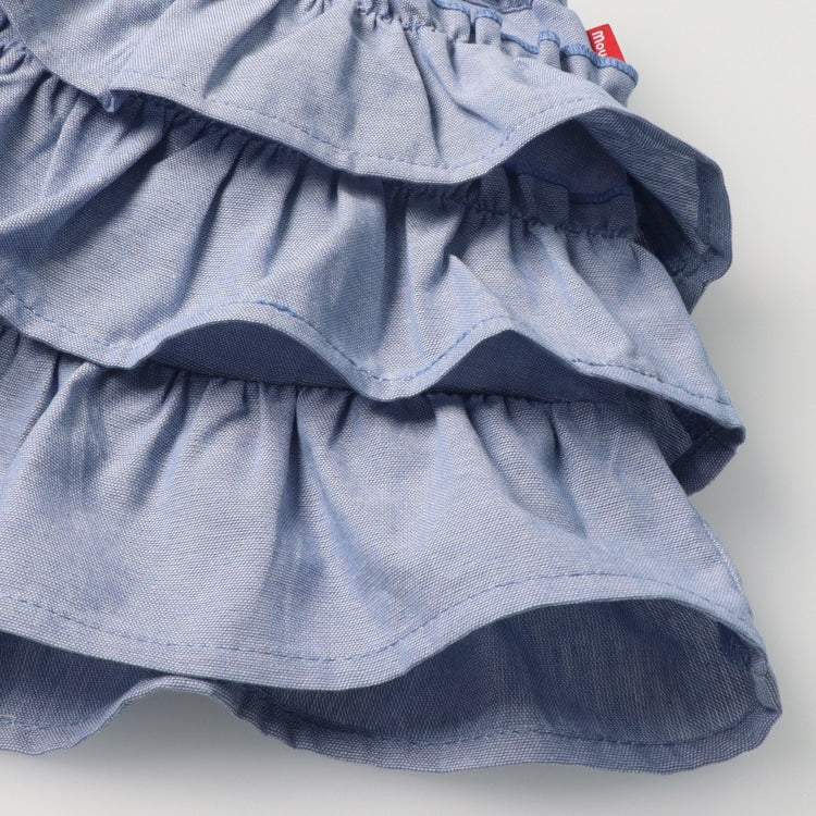 Japanese children's clothing Moujonjon cake layered culottes 90-140cm girls summer PANTS