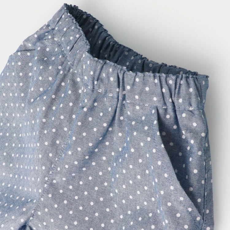 Japanese Moujonjon Polka Dot Shorts 90-140cm Girls Summer PANTS