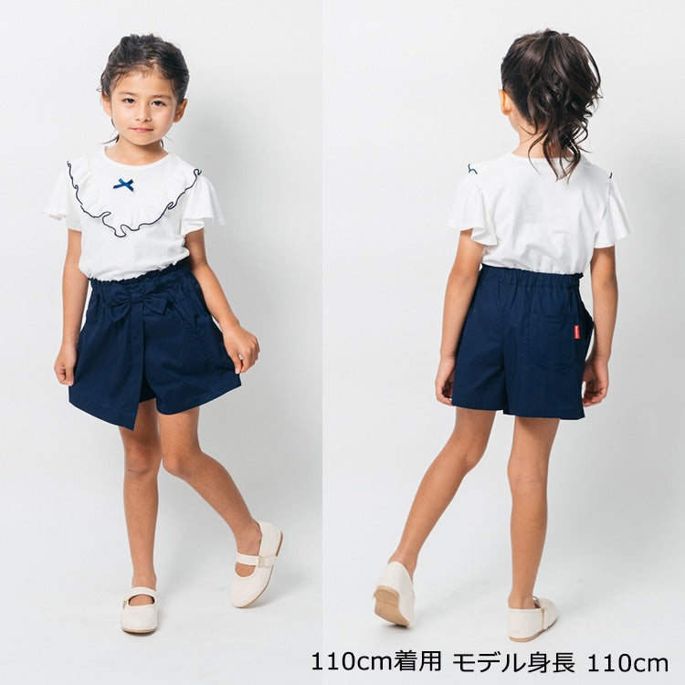 Japanese Moujonjon Bow Skirt Pants 90-140cm Girls Summer PANTS