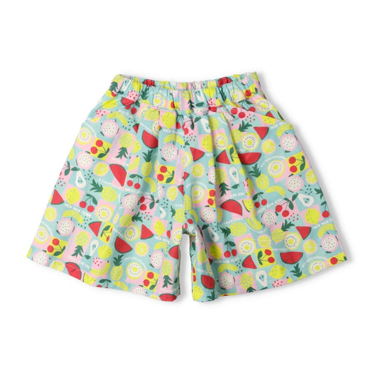 Japanese Moujonjon Fruit Pattern Culottes 80-130cm Girls Summer PANTS