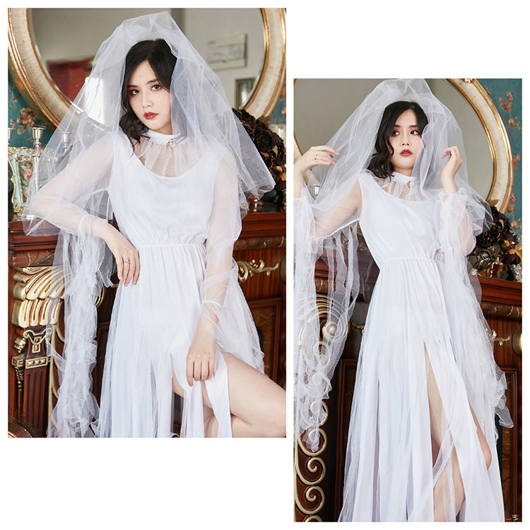 日本直送 鬼新娘 M-XL 大人款 萬聖節 Cosplay服裝 Halloween攪鬼特輯