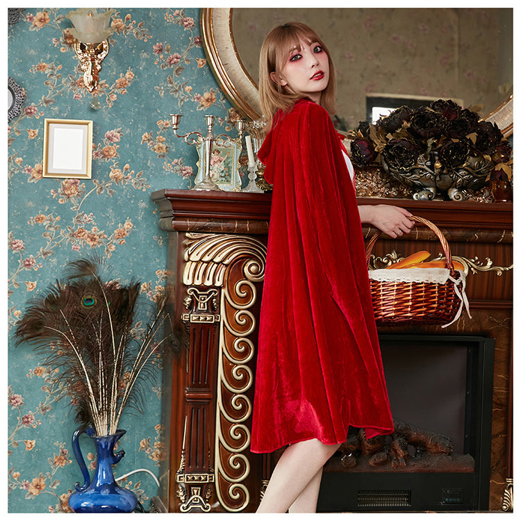 日本直送 小紅帽 M-XL 大人款 萬聖節 Cosplay服裝 Halloween攪鬼特輯 AAA