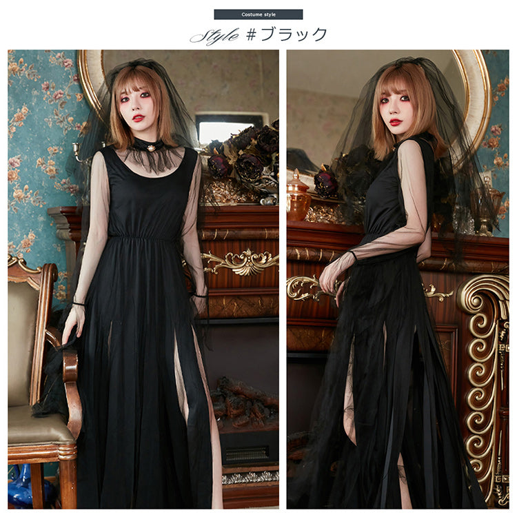 日本直送 鬼新娘 M-XL 大人款 萬聖節 Cosplay服裝 Halloween攪鬼特輯