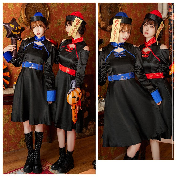 日本直送 女殭屍 M-XL 大人款 萬聖節 Cosplay服裝 Halloween攪鬼特輯