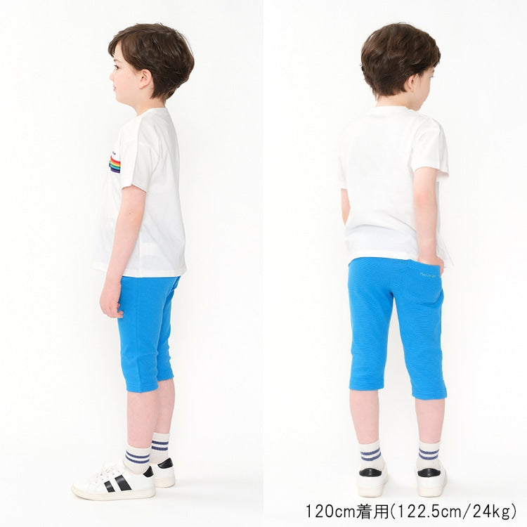 Moujonjon Japanese-made stretch-fitting cropped pants (80-140cm) for boys and girls (Summer PANTS)