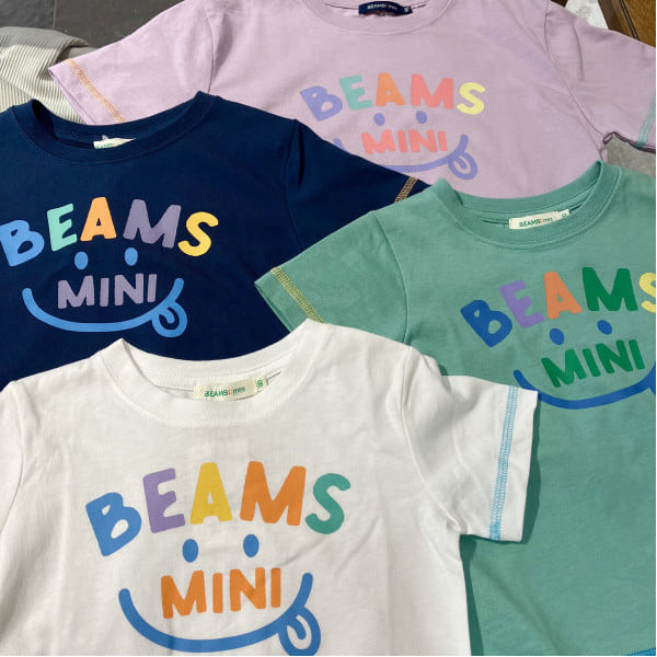 日本童裝 BEAMS mini/BEAMS HEART 親子裝 LOGO短袖上衣 90-130cm/S-XL 男童款/女童款/大人款 夏季 TOPS