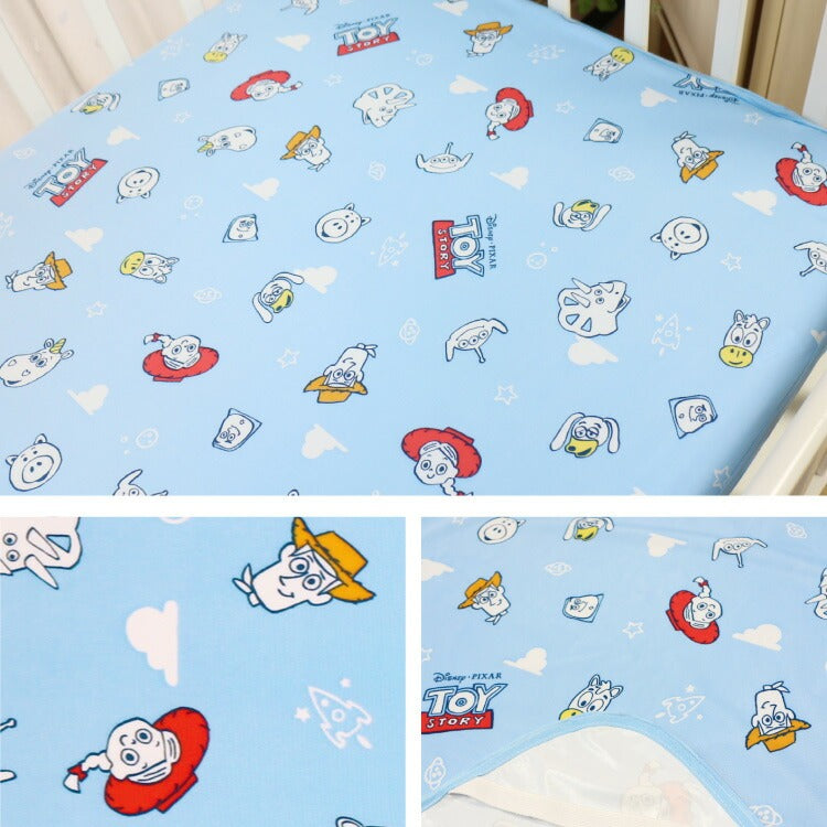 Disney Cool/Waterproof Children's Thin Sheet 70x120cm Direct from Japan