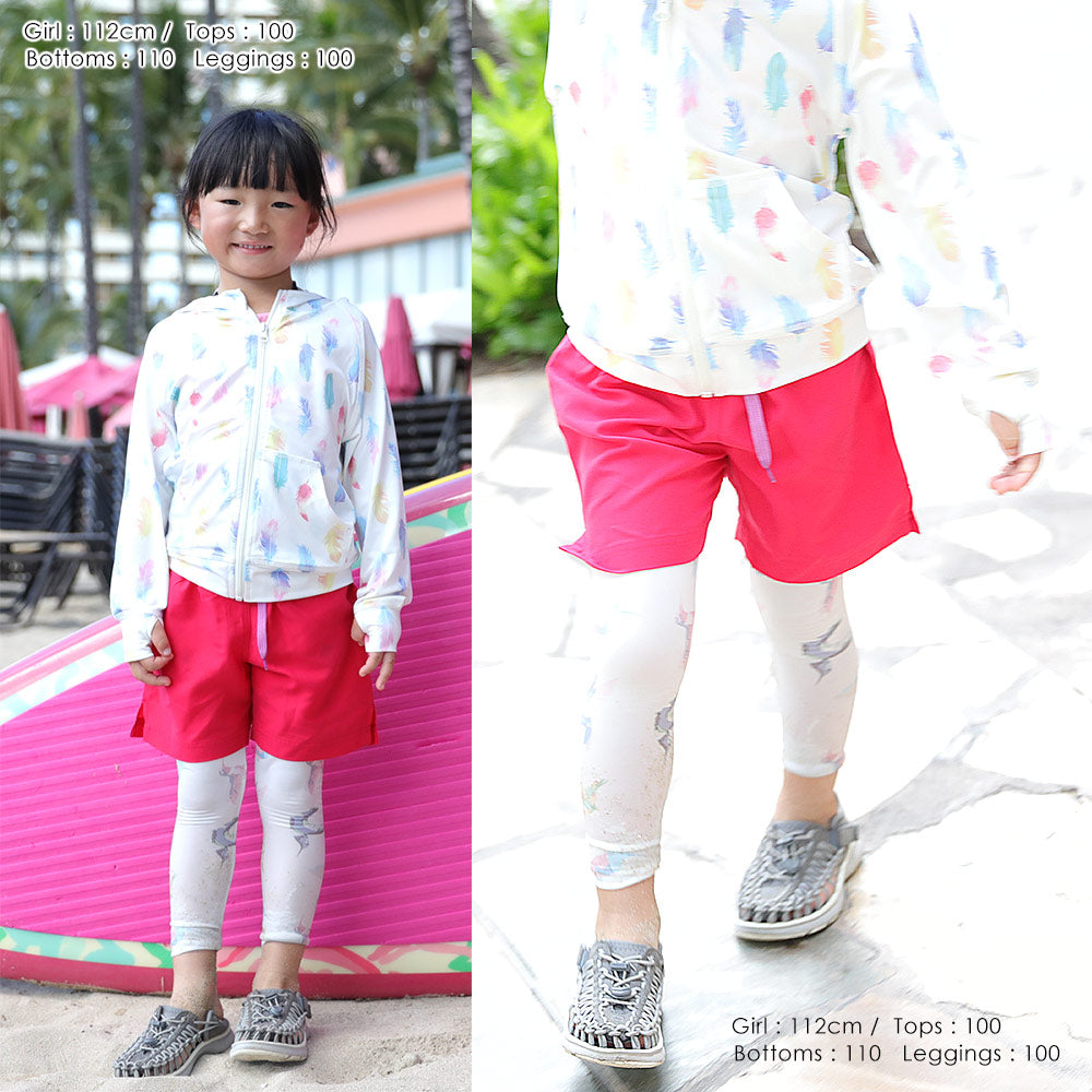 Directly from Japan, these two-piece water and land leggings (without covering the feet) are cool to the touch, offer 98% UV protection, UPF50+, chlorine resistance, quick drying, and lightweight. 80-150cm. Summer swimsuits for boys and girls.