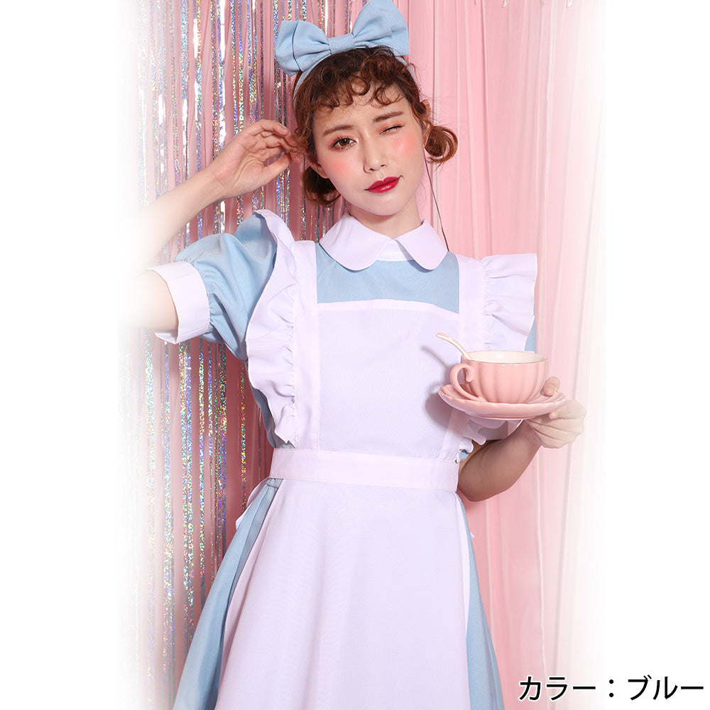 日本直送 愛麗絲夢遊仙境 Alice M-XL 大人款 萬聖節 Cosplay服裝 Halloween攪鬼特輯