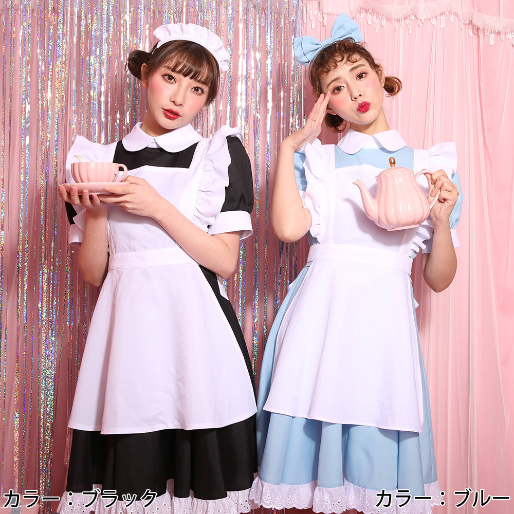 日本直送 愛麗絲夢遊仙境 Alice M-XL 大人款 萬聖節 Cosplay服裝 Halloween攪鬼特輯