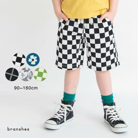 日本童裝 Branshes 巴拿馬編織全紋短褲 90-160cm 男童款 夏季 PANTS