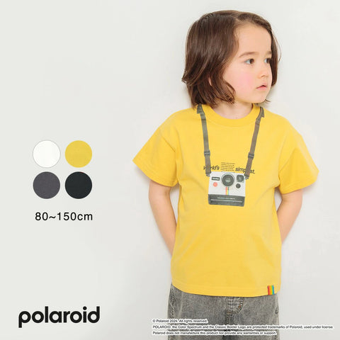 日本童裝 Branshes x Polaroid 短袖上衣 80-150cm 男童款 夏季 TOPS