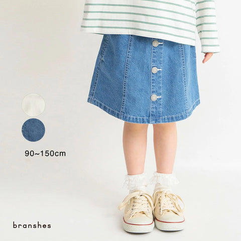 日本童裝 Branshes 短裙 90-150cm 女童款 春季 PANTS