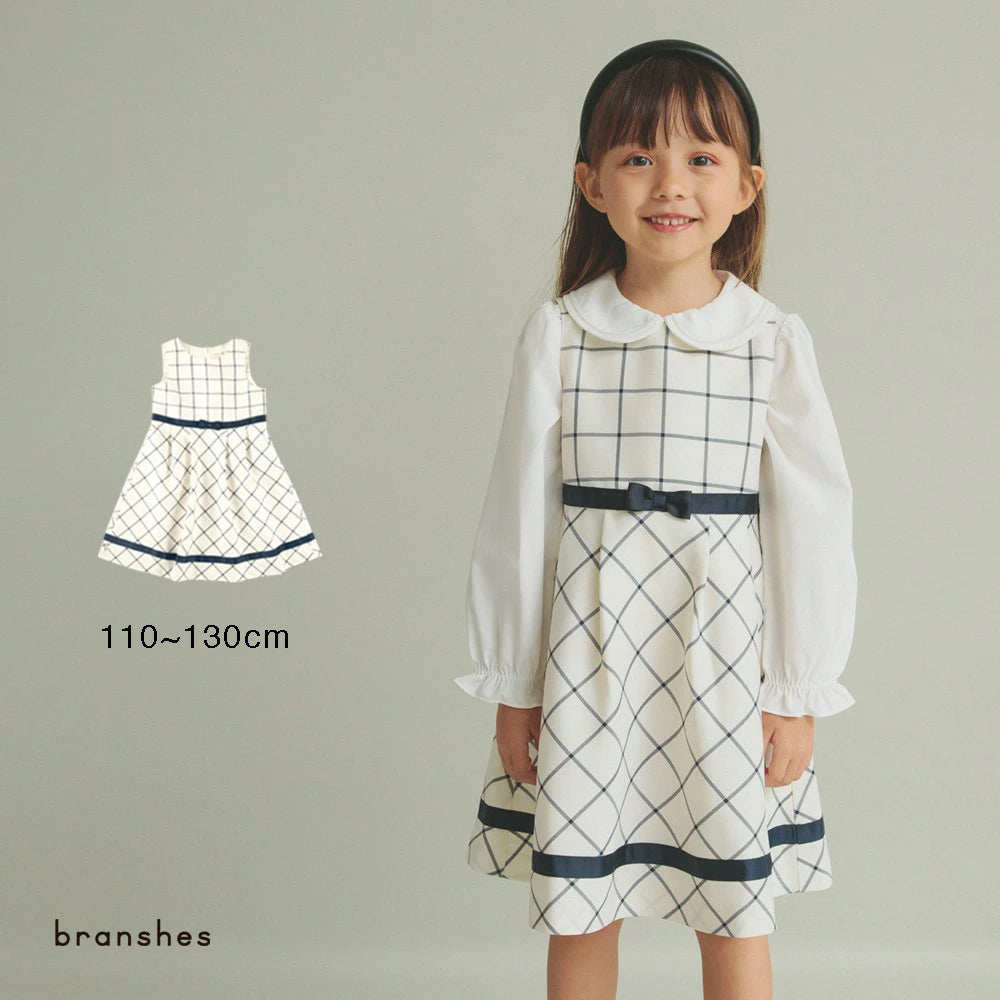 日本童裝 Branshes 禮服背心裙 110-130cm 女童款 秋冬季 DRESSES 面試/宴會/表演