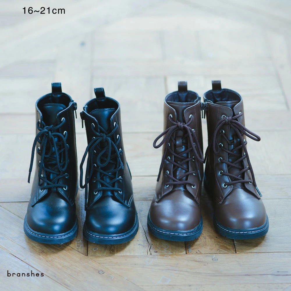 日本直送 Branshes 繫帶靴短boot 16-21cm 男童款/女童款 鞋系列 其他品牌