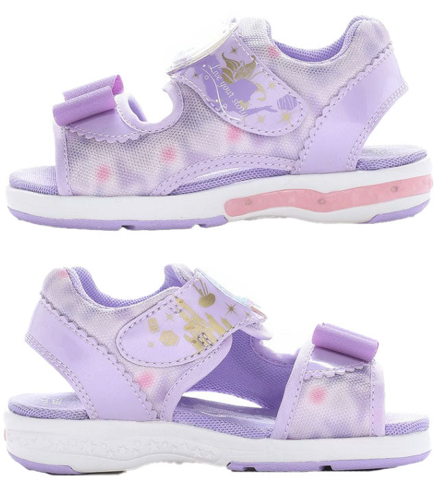 Moonstar x Disney LED Flashing Health Function Children's Shoes (14-19cm) Direct from Japan (Girls' Shoe Series)