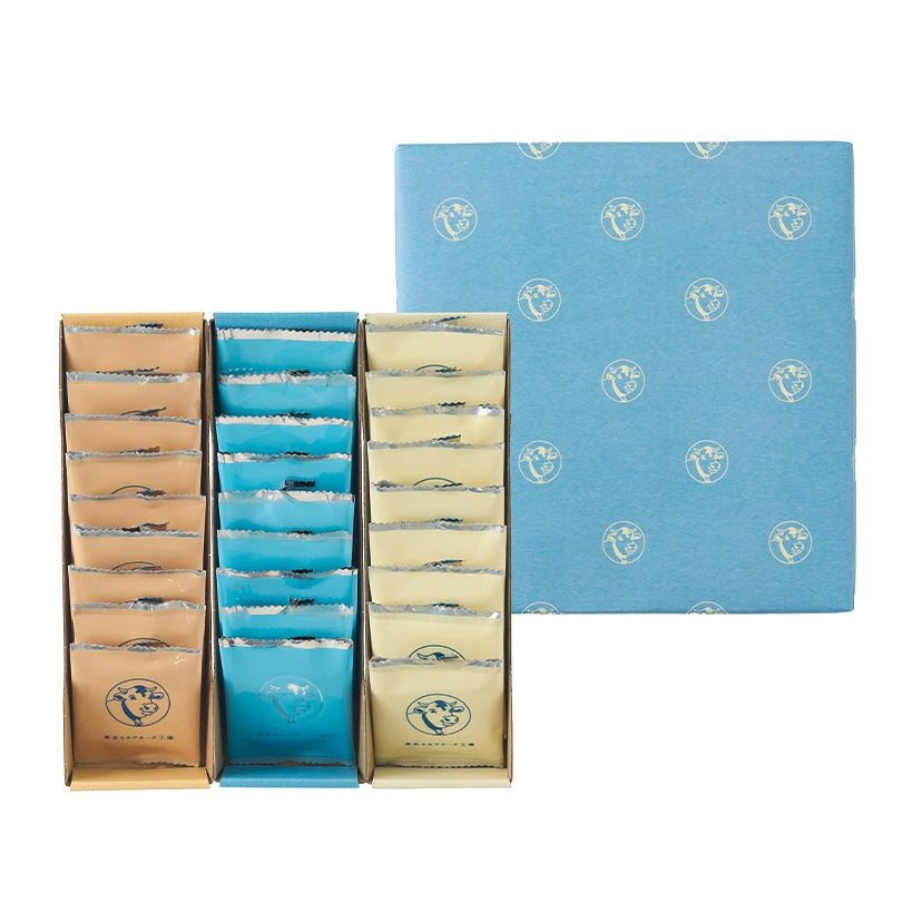日本直送 Tokyo Milk Cheese 蜂蜜古岡左拉+海鹽金文拔+雲呢拿馬斯卡彭芝士夾心餅 27枚入 中秋節/萬聖節 限定手信