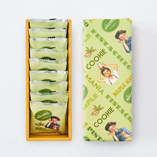 日本直送 The Maple Mania 楓糖男孩 開心果楓糖奶油夾心餅 9枚入 新年行運發財特輯 Happy New Year 馬年 限定手信