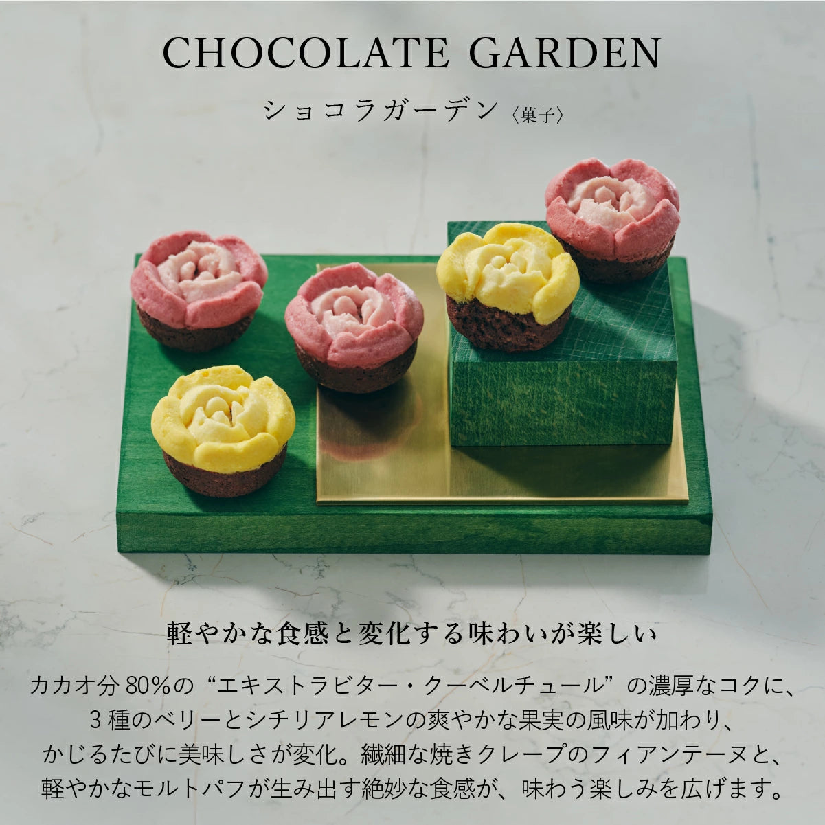 日本直送 TOKYO TULIP ROSE 朱古力花花蛋糕 5個入 中秋節限定手信