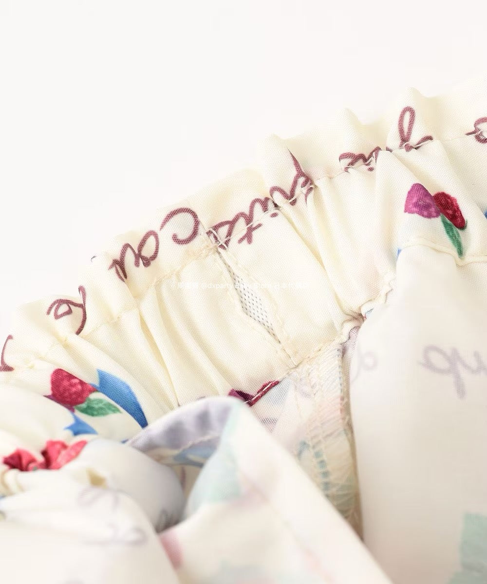 Japanese children's clothing aF#a325 printed fruit skirt 100-150cm girls summer SKIRTS