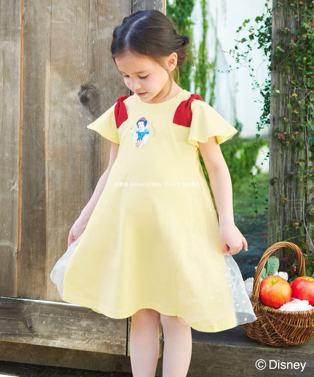 Japanese children's clothing aF#a325 x Disney Princess dress 90-140cm girls summer dresses Halloween special