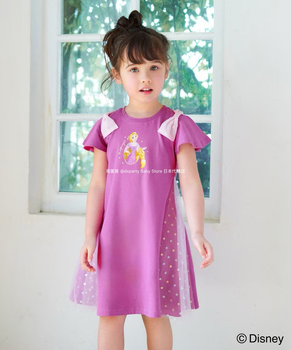 Japanese children's clothing aF#a325 x Disney Princess dress 90-140cm girls summer dresses Halloween special