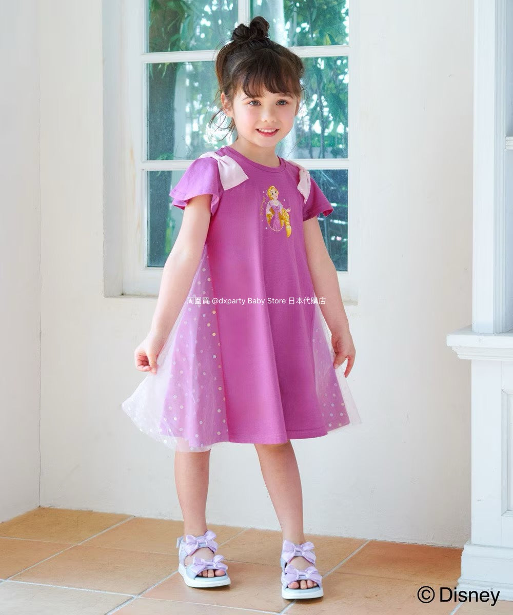Japanese children's clothing aF#a325 x Disney Princess dress 90-140cm girls summer dresses Halloween special