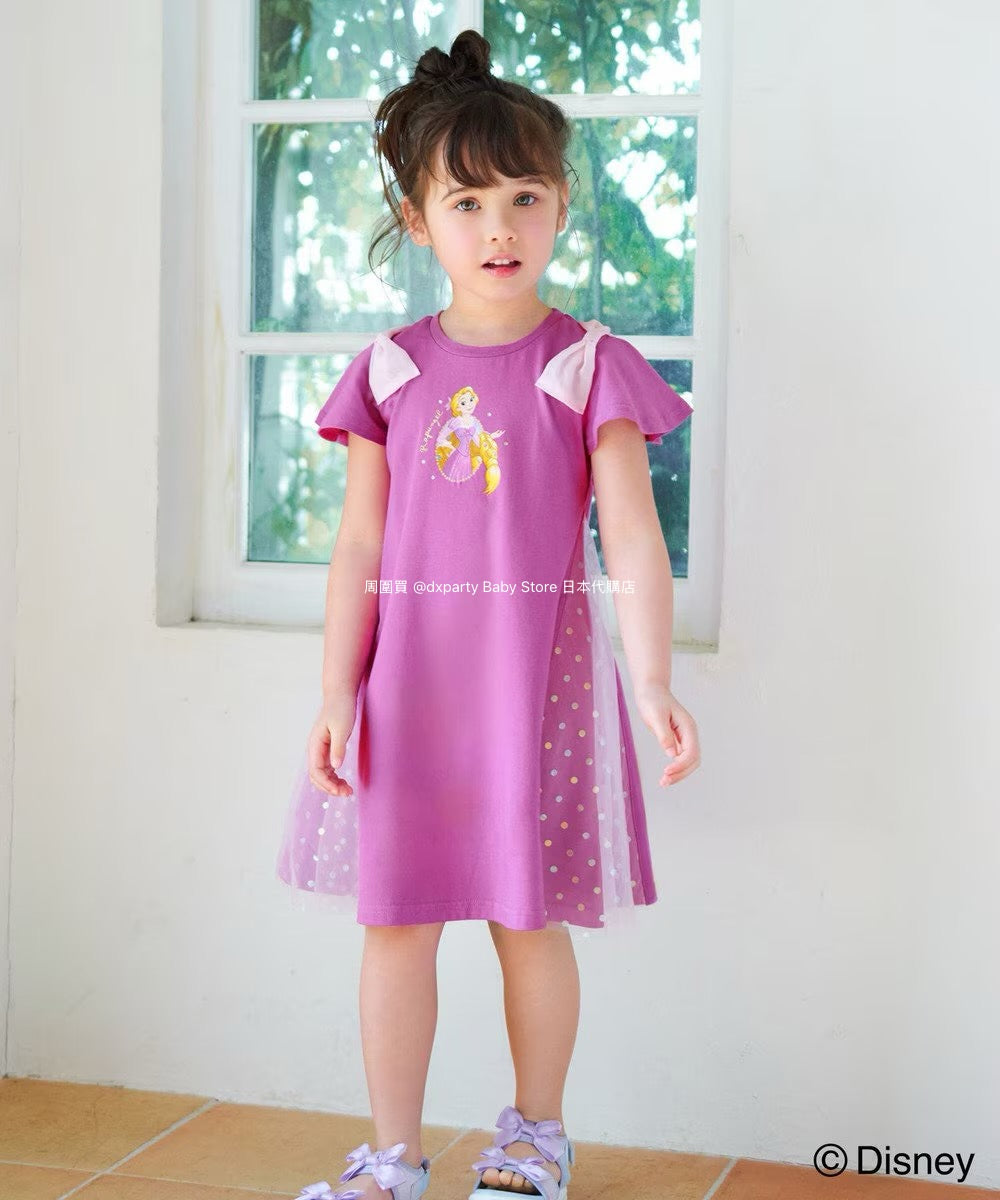 Japanese children's clothing aF#a325 x Disney Princess dress 90-140cm girls summer dresses Halloween special