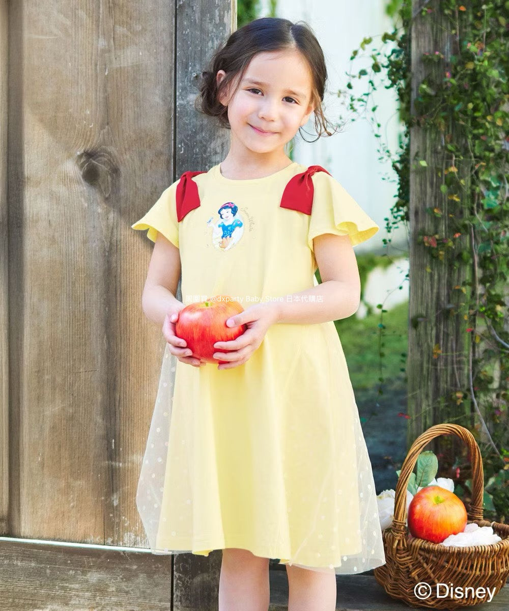 Japanese children's clothing aF#a325 x Disney Princess dress 90-140cm girls summer dresses Halloween special