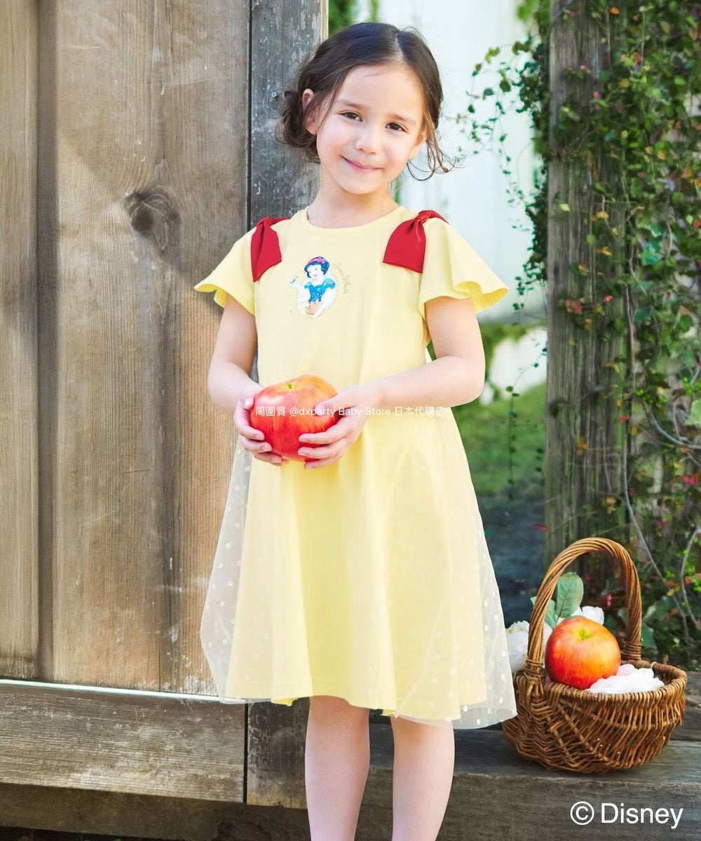 Japanese children's clothing aF#a325 x Disney Princess dress 90-140cm girls summer dresses Halloween special